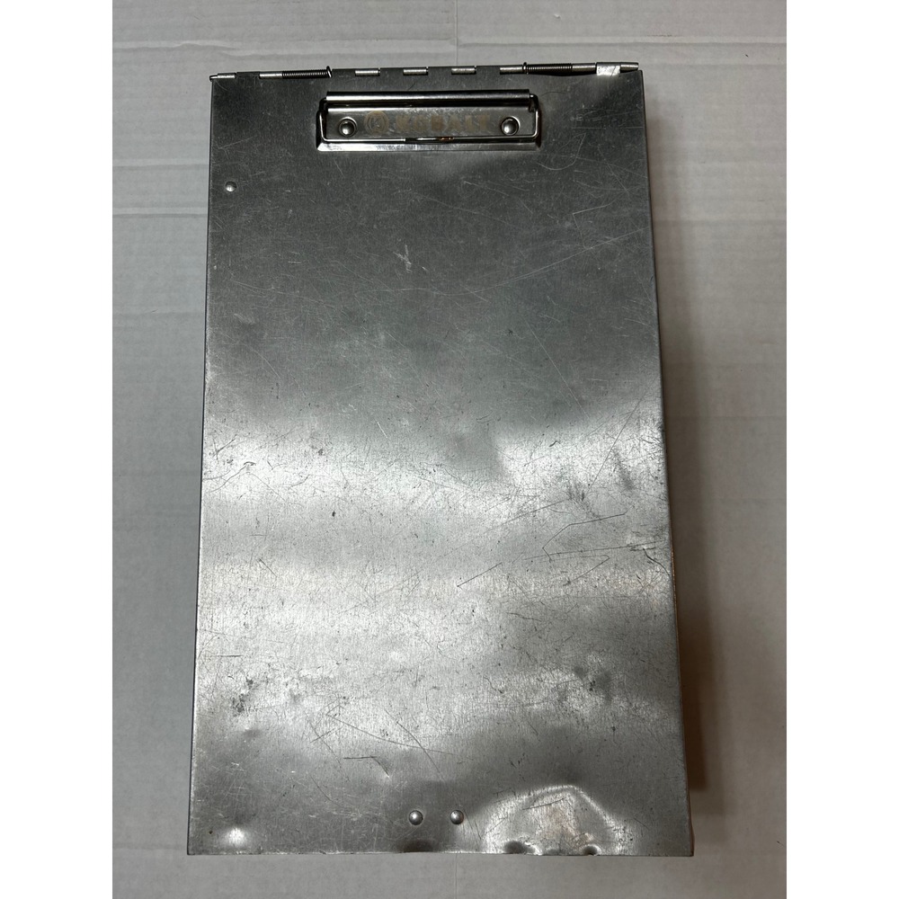 Kobalt Heavy Duty Aluminum Storage Clipboard Contractor Form Holder Silver Blue
